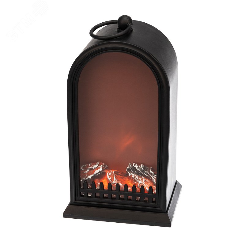Изображение товара Камин светодиодный Фьюжн с эффектом живого огня 14,7x11,7x25 см черный