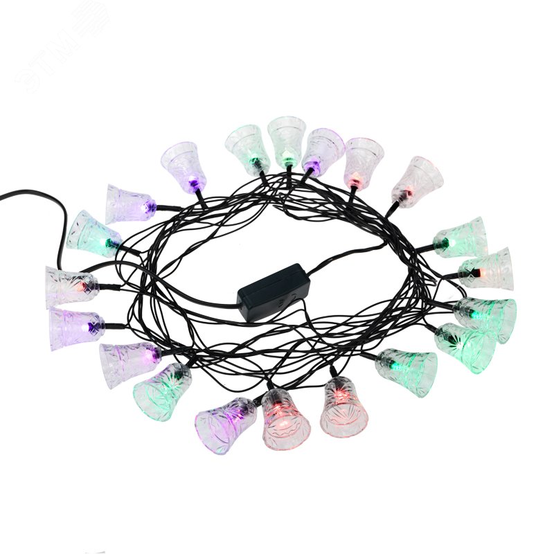 Изображение товара Гирлянда светодиодная Колокольчики 20 LED RGB 2,8 м (шт)