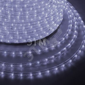 Дюралайт LED, эффект мерцания 2W - белый Эконом 24 LED/м , 100 м