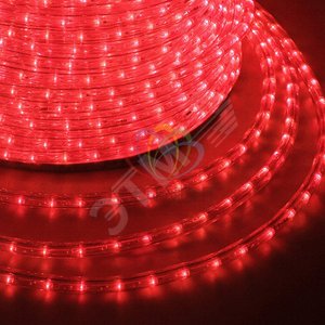 Дюралайт LED, постоянное свечение 2W - красный, 36 LED/м, 100 м