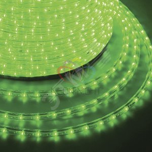 Дюралайт LED, постоянное свечение 2W - зеленый, 30 LED/м, 100 м