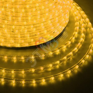 Дюралайт LED, эффект мерцания 2W - желтый, 36 LED/м, 100 м