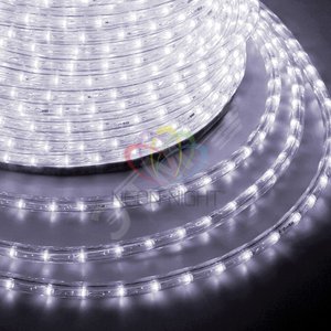Дюралайт LED, свечение с динамикой 3W - белый, 36 LED/м, 100 м