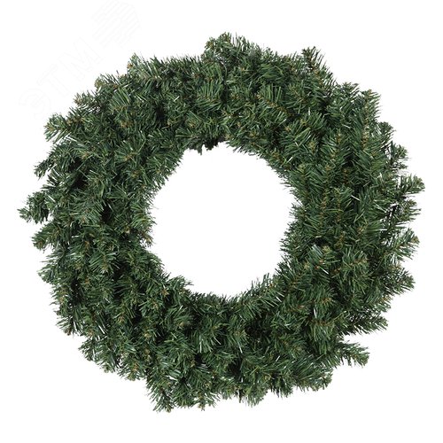 Изображение товара Венок еловый 60 см ПВХ (шт)