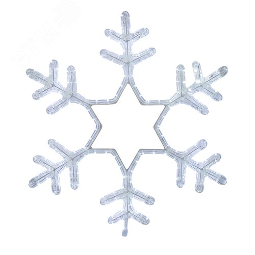 Изображение товара Фигура световая Снежинка белый, размер 55x55 см (шт)