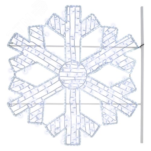 Изображение товара Фигура световая Снежинка 125х120 см, 200 LED, IP65, свечение белый (шт)