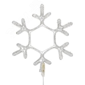 Изображение товара Фигура Снежинка свечение синий, размер 45х38 см (шт)