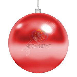 Фигура ёлочная Шар, 20 см, красный глянцевый 502-002 Neon-Night