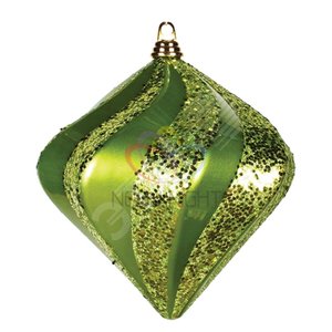 Фигура ёлочная Алмаз, 25 см, зеленый