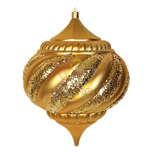 Фигура ёлочная Лампа, 30 см, золотой