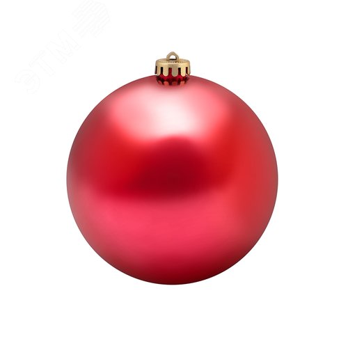 Изображение товара Фигура ёлочная Шар 20 см, красный матовый (шт)