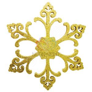 Фигура ёлочная Снежинка морозко, 66 см, золотой