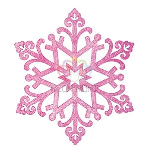 Фигура ёлочная Снежинка снегурочка, 82 см, фиолетовый