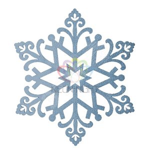 Фигура ёлочная Снежинка Снегурочка, 81 см, голубой