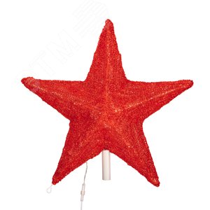 Фигура акриловая светодиодная Звезда 80 см, 210 светодиодов, красная