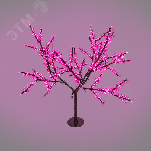 Изображение товара Фигура Дерево светодиодное Сакура, 1,5 м высота, диаметр кроны 1,8м, розовые светодиоды, IP65 (шт)