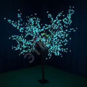 Дерево светодиодное Сакура, высота 1,5 м, крона 1,4 м, RGB светодиоды, контроллер, IP65, понижающий трансформатор в комплекте