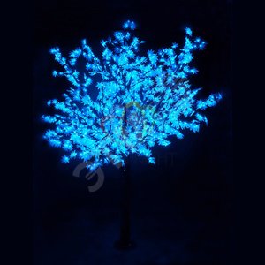 Дерево светодиодное Сакура, высота 3,6 м, крона 3,0 м, синие светодиоды, IP 65, понижающий трансформатор в комплекте