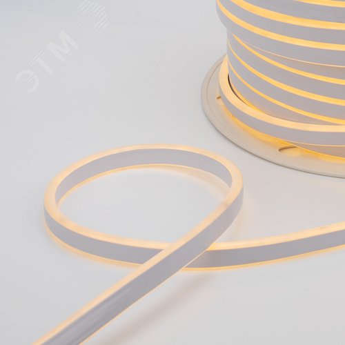Изображение товара Неон гибкий SMD 8х16 мм двухсторонний 24В теплый белый 120 LED/м 50 м (м)