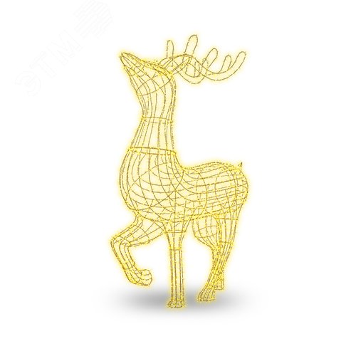 Изображение товара Фигура объемная северный Олень 300х200 см, 3000 LED, IP65, свечение тёплый белый (шт)