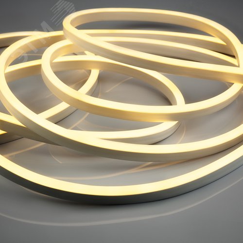 Изображение товара Неон гибкий LED SMD 8х16 мм, односторонний, теплый белый, 120 LED/м, 5 м (шт)