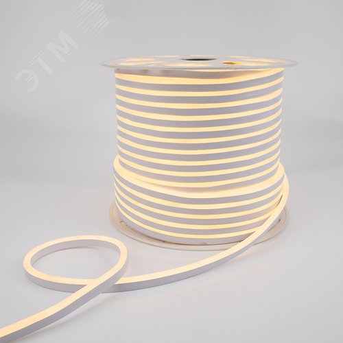Изображение товара Неон гибкий LED SMD 8х16 мм, теплый белый, 120 LED/м, 100 м (м)