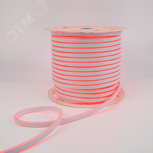 Изображение товара Неон гибкий LED SMD 8х16 мм, двухсторонний, красный, 120 LED/м, 100 м (м)