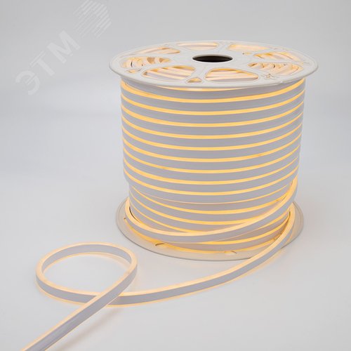 Изображение товара Неон гибкий LED SMD 8х16 мм, двухсторонний, теплый белый, 120 LED/м, 100 м (м)