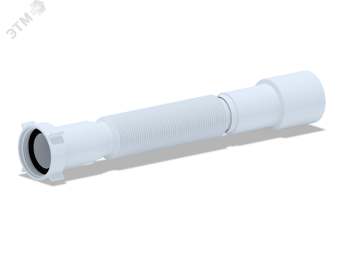 Изображение товара Гофрированная труба АНИ 1 1/2'X40/50 Белая пластиковая для трубопроводных систем