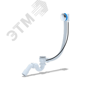 Изображение товара Сифон для ванны АНИ полуавтомат прямоточный 520 мм (шт)