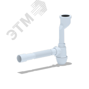 Изображение товара Сифон для писсуара АНИ c гибкой трубой 40х40/50 (шт)