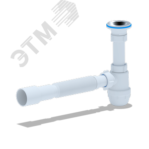 Изображение товара Сифон для раковины 1 1/4x32 Юнг гибкая труба 32х32/40 (шт)
