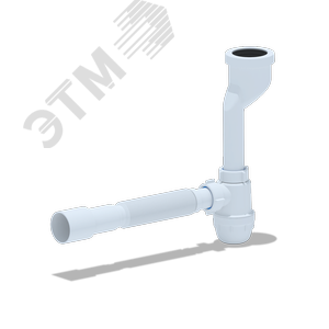 Изображение товара Сифон для писсуара АНИ c гибкой трубой 32х40/50 (шт)