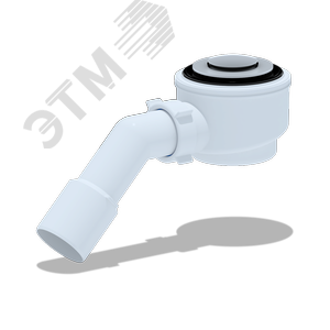 Изображение товара Сифон для душевого поддона АНИ 1 1/2'x50 клик-клак с переходной трубой 45градусов 40х50 хром (шт)