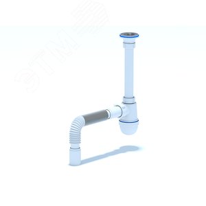 Изображение товара Сифон для умывальника АНИ 1 1/4'X40 с гибкой трубой 40х40 (шт)