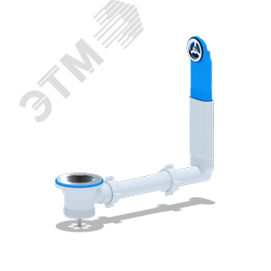 Изображение товара Перелив для умывальника 1 1/2' с круглым вертикальн ым корпусом (шт)