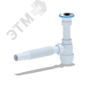 Изображение товара Сифон для раковины 1 1/4x32 Юнг гибкая труба 32х32 (шт)
