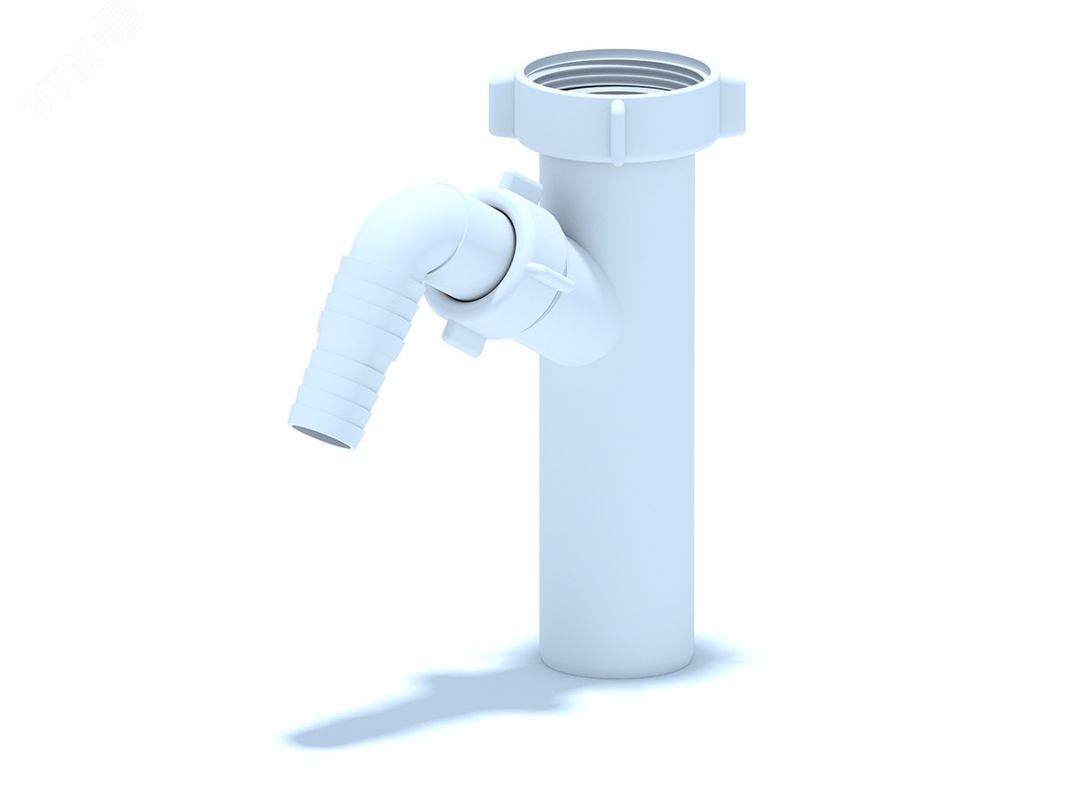 Изображение товара Отвод для стиральной машины АНИ 1 1/2' х 40 качество и надежность