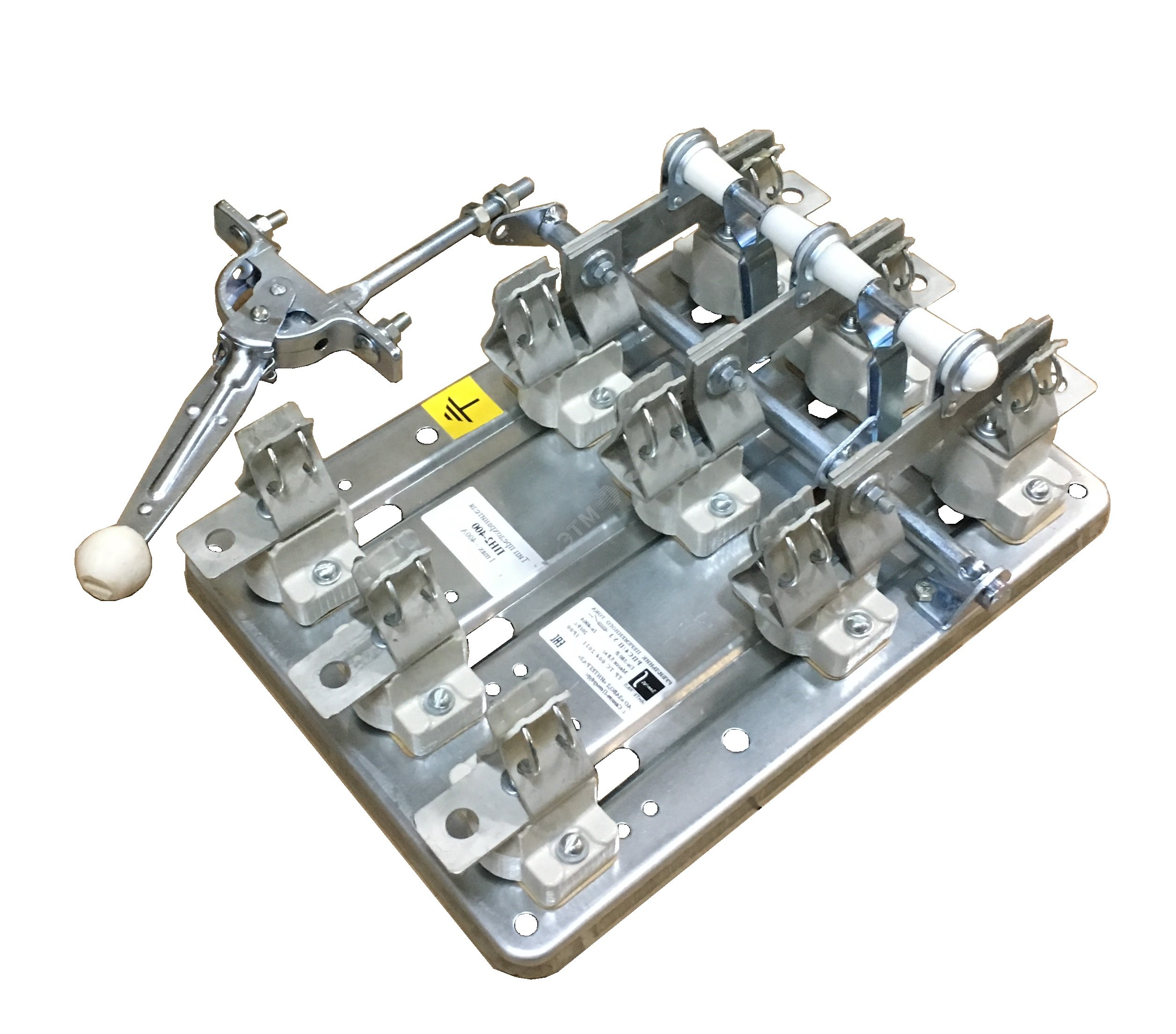 Рубильник РПС-4/1 400А смещенный привод правый (без ПН) ЗАВОД ИНТЕГРАЛ ...