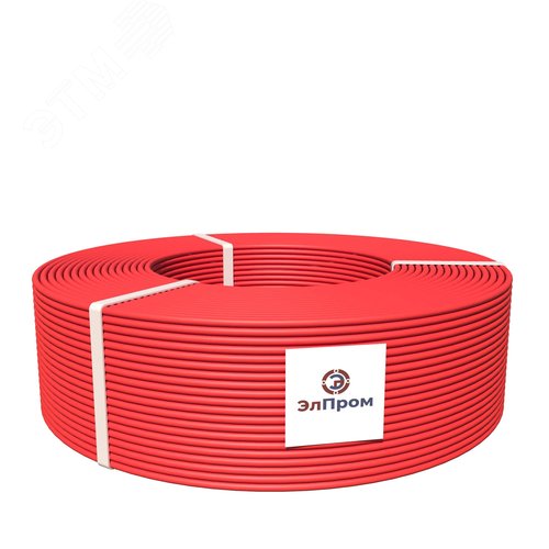 Провод силовой ПуГВнг(А)-LSLTx 1х1.0 красный (100м)ТРТС - фото 2