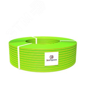 Провод ПуВ нг(А)LS 1х10.0 желто-зеленый (бухта) - фото 2