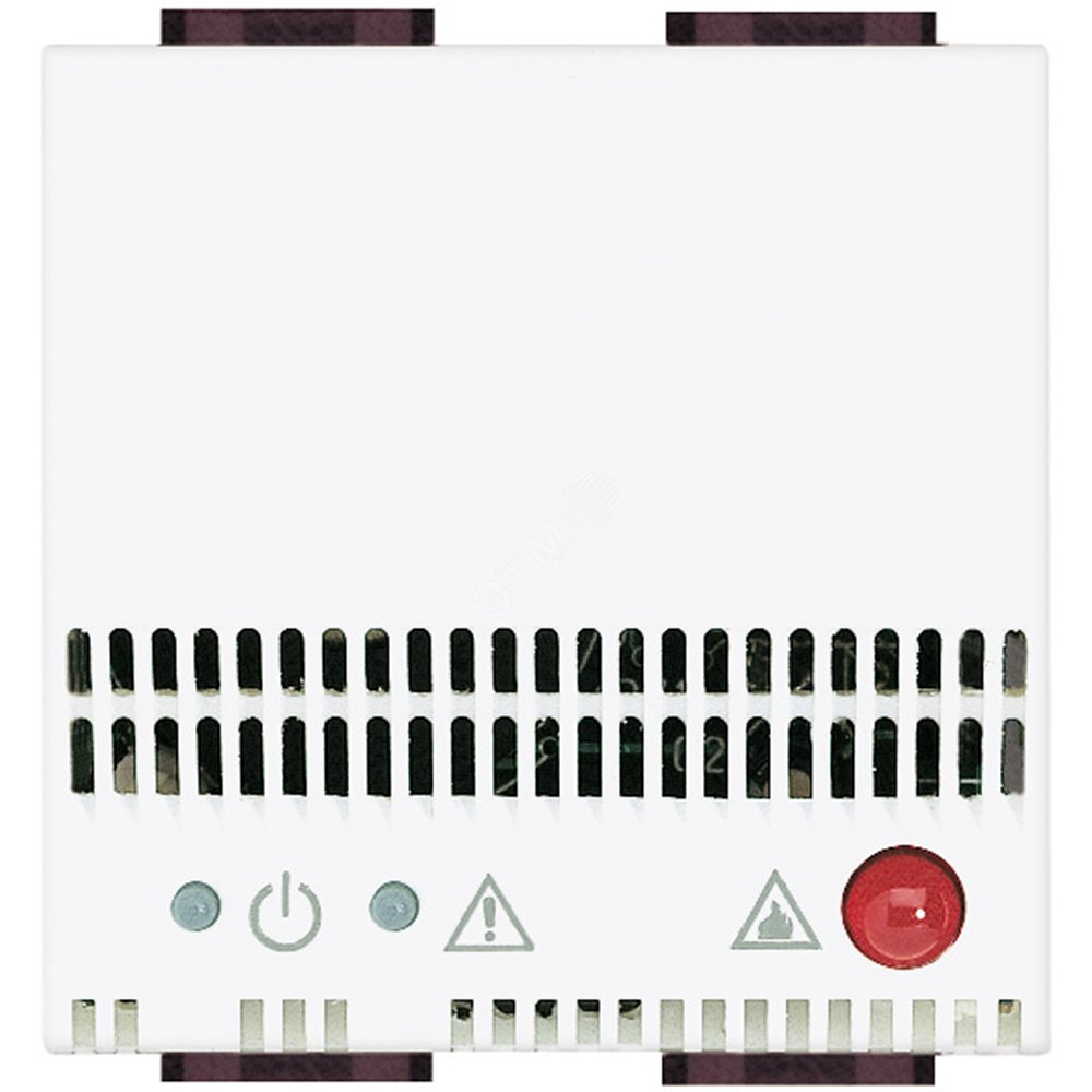 Повторитель сигналов для детекторов газа со световой и звуковой сигнализацией 85дБ 6А активной и 2А индуктивной нагрузки 2 модуля N4520 BTicino - превью 2