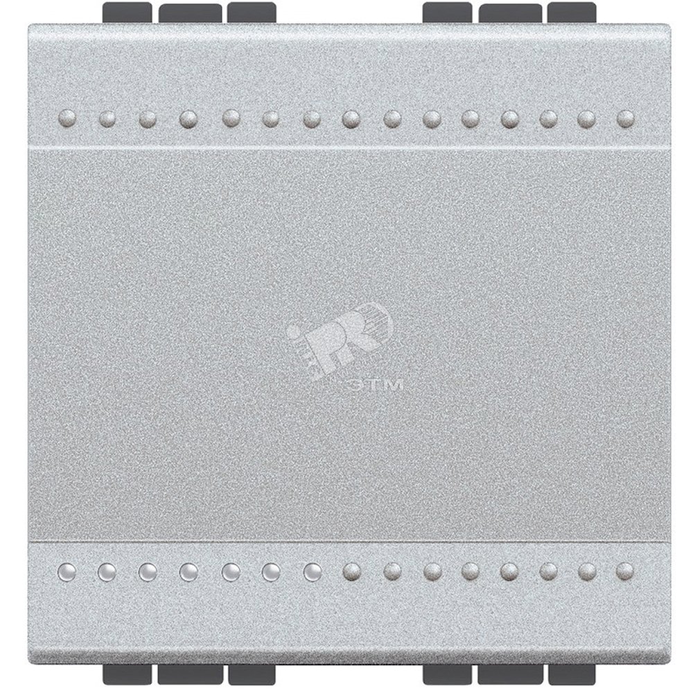 Изображение товара Переключатель промежуточный LivingLight с механическими клеммами 2 модуля алюминий Италия