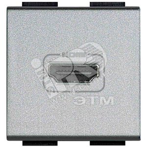 LivingLight Разъем HDMI алюминий NT4284 BTicino