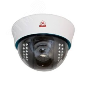Видеокамера AHD/TVI/CVI/CVBS 5Мп купольная с ИК-подсветкой до 15м (2.8-12мм)