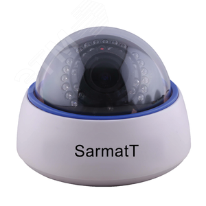 Видеокамера IP 5Мп купольная с ИК подсветкой до 20м IP40 (2.8-12мм)