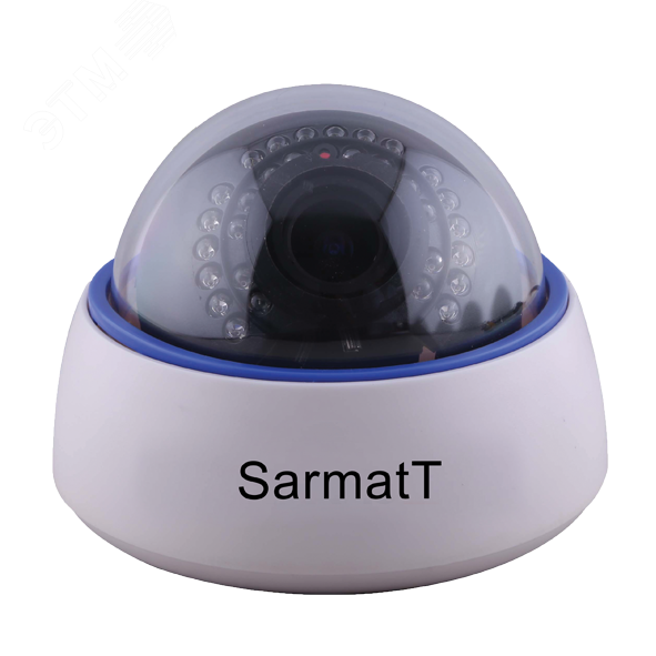 Видеокамера IP 2Мп купольная с ИК подсветкой до 20м (2.8-12мм) SR-ID25V2812IRX SarmaTT