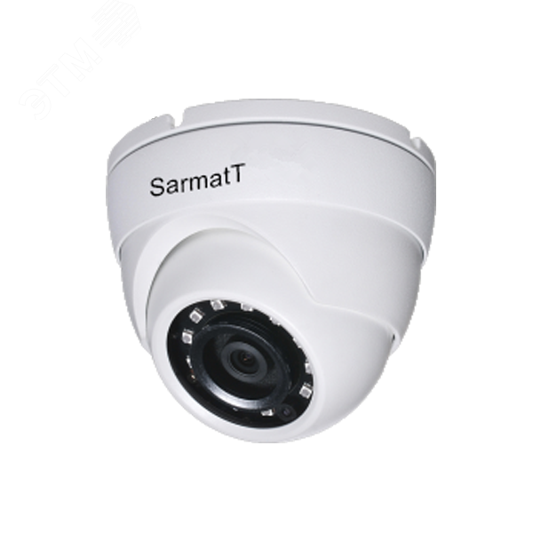 Видеокамера IP 4Мп купольная с ИК подсветкой и возможностью переключения режимов SR-ID40F36IRX SarmaTT