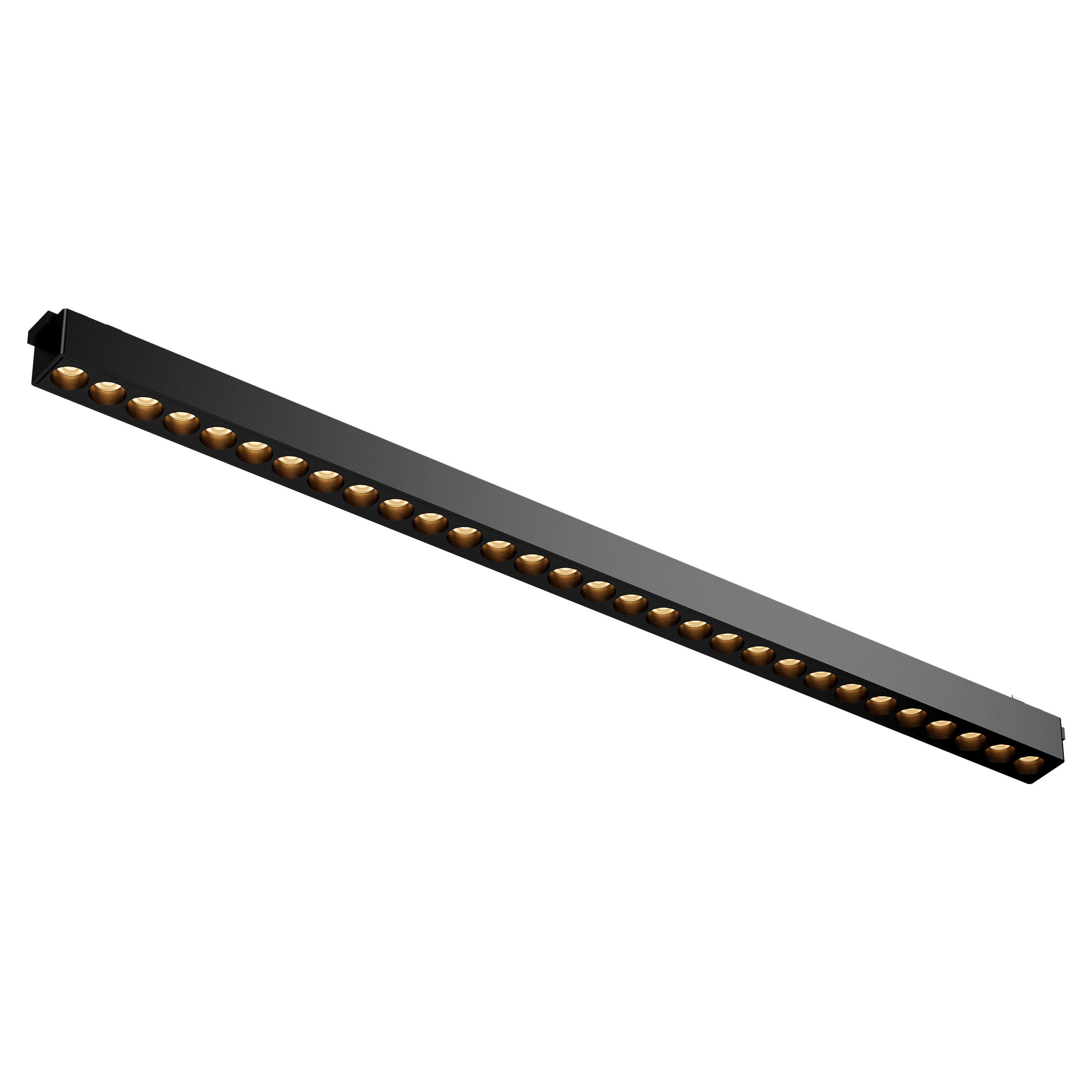 Светильник светодиодный трековый линейный Comfort L555 для магнитной системы Galakti 445х26х24 мм 30 Вт 3000 K 24 град CRI>90 черный