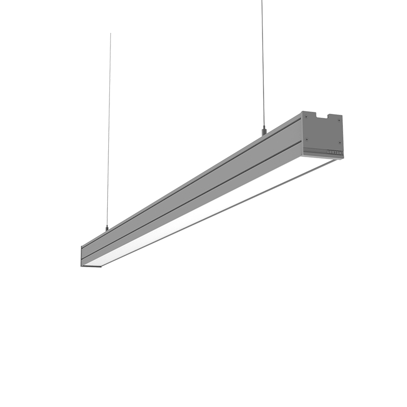 Светильник светодиодный Mercury Pro подвесной 15 Вт 3000 К 1010х65х65 мм IP54 RAL7045 серый муар с рассеивателем опал, с декоративным проводом 2 м и комплектом подвесов 2 м DALI